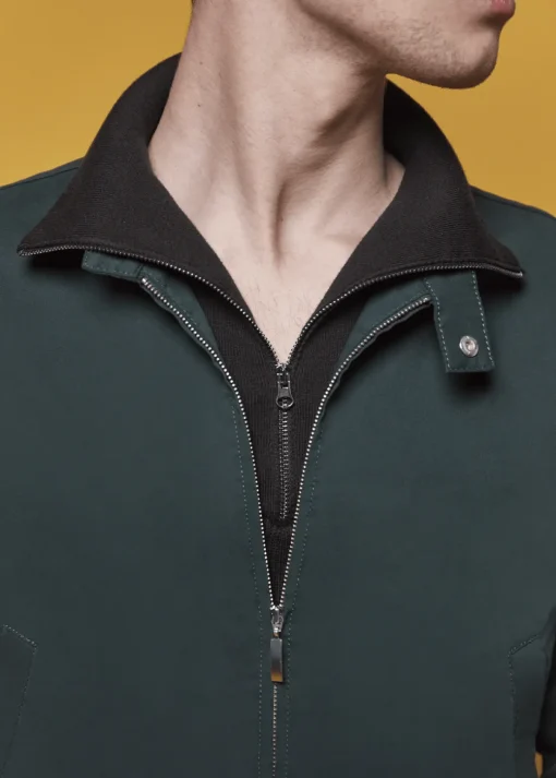 Blouson court en coton Boyfriend