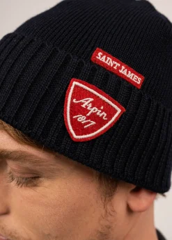 Bonnet à revers en laine Becquet Arpin