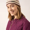 Bonnet de quart rayé