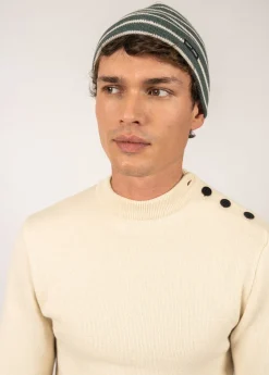 Bonnet de quart rayé