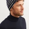 Bonnet de quart rayé