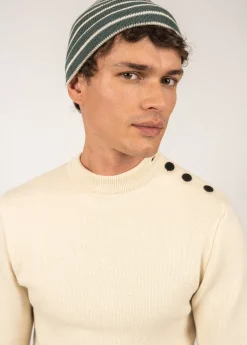 Bonnet de quart rayé