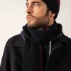 Bonnet en laine bicolore Canot