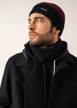 Bonnet en laine bicolore Canot