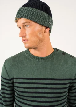 Bonnet en laine bicolore Canot