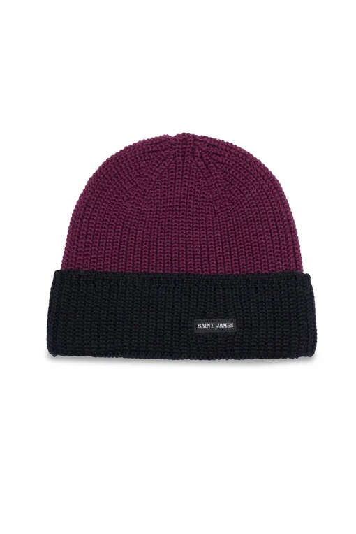 Bonnet en laine bicolore Canot