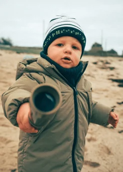 Bonnet enfant rayé