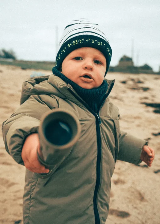 Bonnet enfant rayé