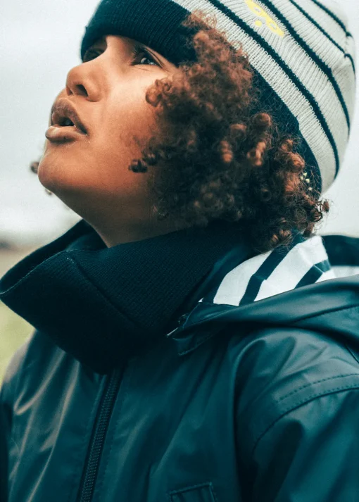 Bonnet enfant rayé