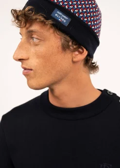 Bonnet jacquard en laine