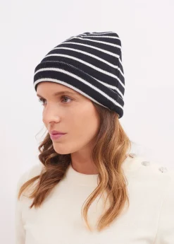 Bonnet marin rayé Cartier