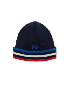 Bonnet tricolore en laine