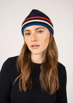 Bonnet tricolore en laine