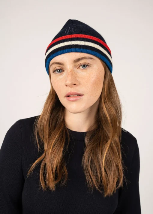 Bonnet tricolore en laine