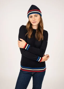Bonnet tricolore en laine