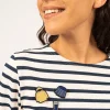 Broche brodée Ciré