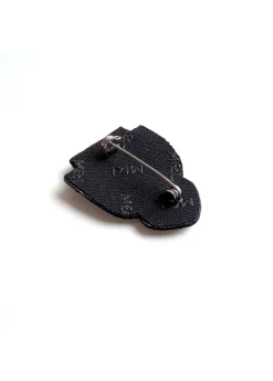 Broche brodée Ciré