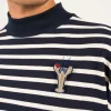 Broche brodée Homard coeur