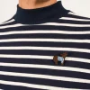 Broche brodée Loup de mer