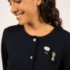 Broche brodée Mouton en bottes