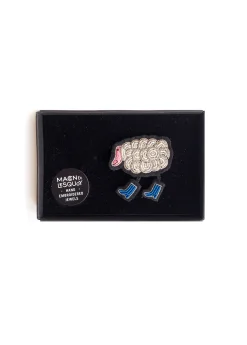 Broche brodée Mouton en bottes