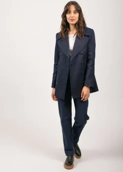 Caban Héritage femme en laine Mérinos