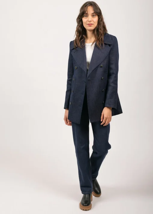 Caban Héritage femme en laine Mérinos