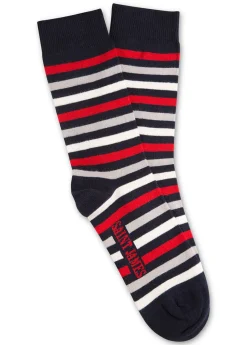 Chaussettes rayées multicolores