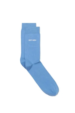 Chaussettes unies brodées 'Saint James'