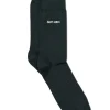 Chaussettes unies brodées 'Saint James'