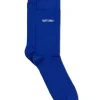 Chaussettes unies brodées 'Saint James'