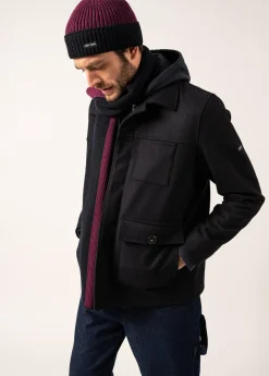 Echarpe en laine bicolore Canoe