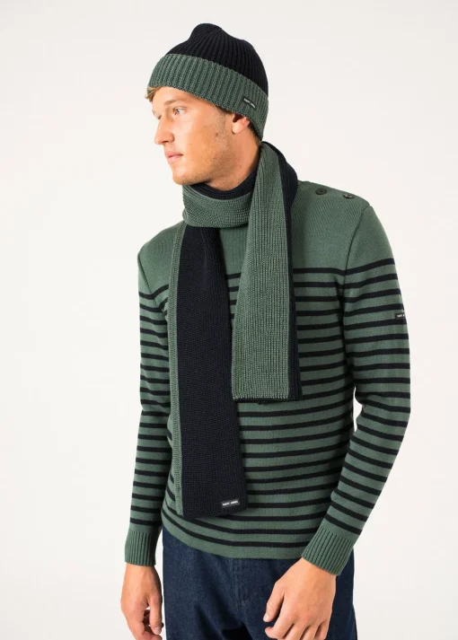 Echarpe en laine bicolore Canoe