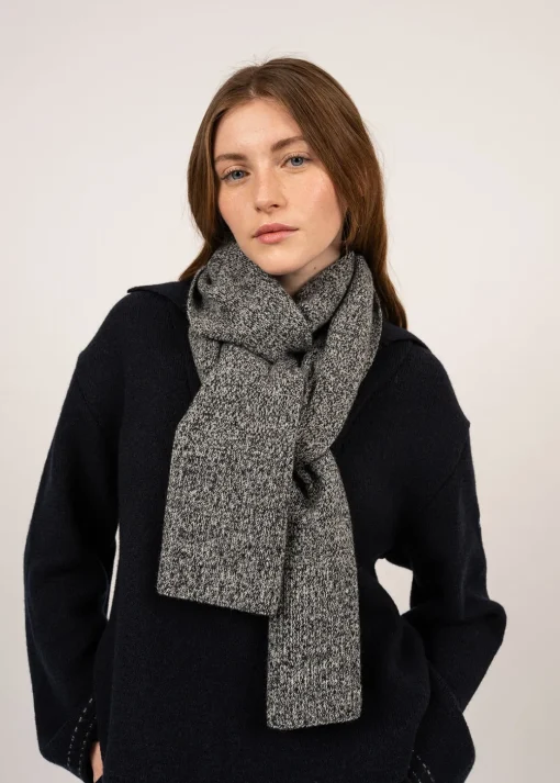 Echarpe en laine moulinée Bréauté