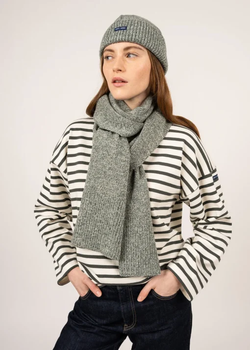 Echarpe en laine moulinée Bréauté