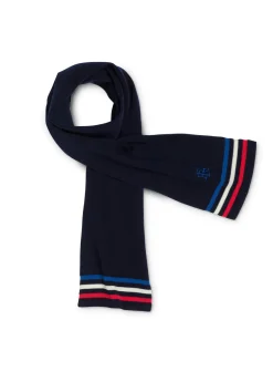 Echarpe tricolore en laine