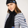 Echarpe unie en laine mélangée