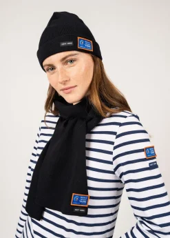 Echarpe unie en laine mélangée