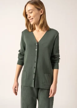 Gilet col V Blainville boutonné