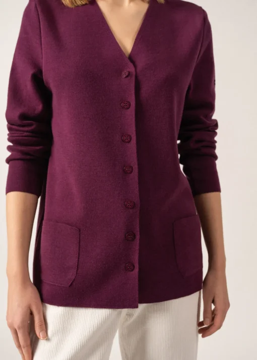 Gilet col V Blainville boutonné