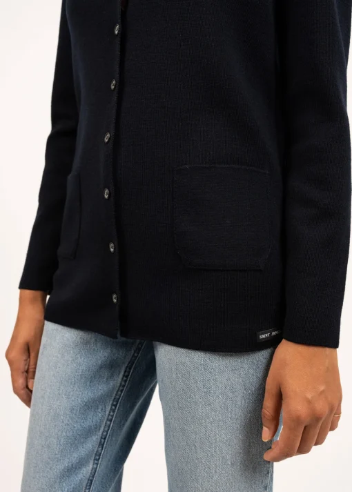 Gilet col V Blainville boutonné