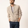 Gilet en laine et coton Koniz