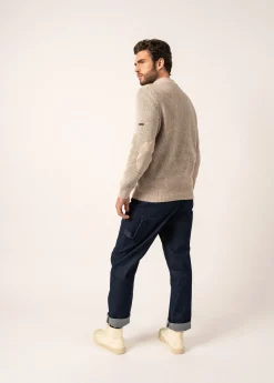 Gilet en laine et coton Koniz