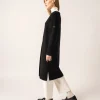 Gilet long en laine Cirrus