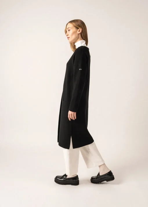 Gilet long en laine Cirrus