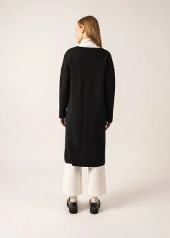 Gilet long en laine Cirrus