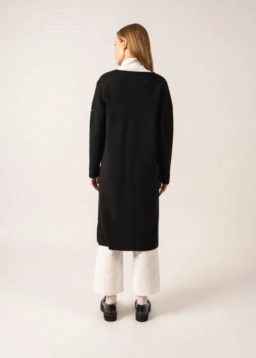 Gilet long en laine Cirrus