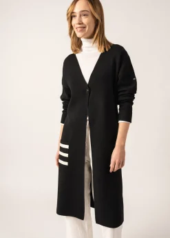 Gilet long en laine Cirrus