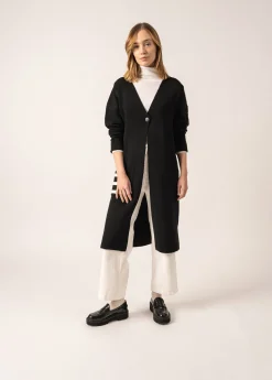 Gilet long en laine Cirrus