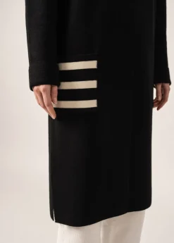 Gilet long en laine Cirrus